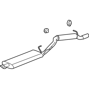 Buick Rendezvous Exhaust Pipe - 15237144