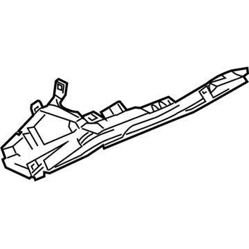 GM 92235057 Absorber Assembly, Instrument Panel Driver Knee Bolster Energy