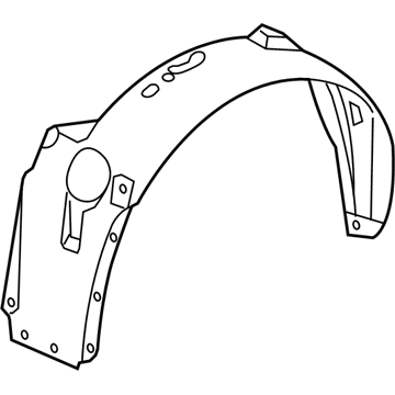 Cadillac 15286086 Fender Liner