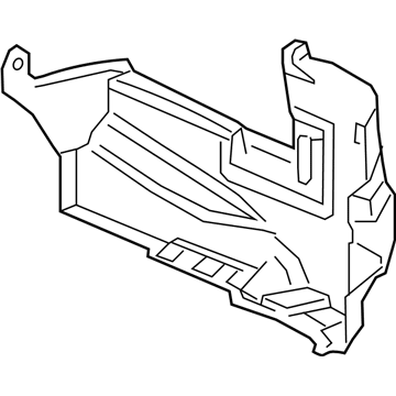 Chevy 84290245 Trunk Side Trim