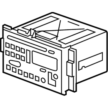 GM 15263106 Radio Assembly, Amplitude Modulation/Frequency Modulation Stereo & Clock & Audio Disc