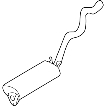 1995 Chevy Blazer Exhaust Pipe - 15708281