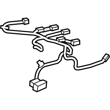 GM 20897165 Harness Assembly, Driver Seat Wiring