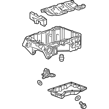 Cadillac 12671425 Oil Pan