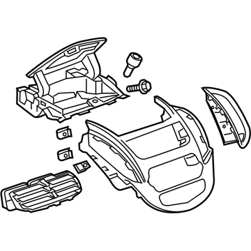 GM 95381512 Plate Assembly, Instrument Panel Trim *Black