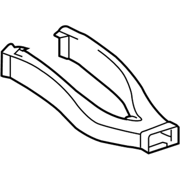 GM 9021154 Duct Assembly, Front Floor Console Rear Air