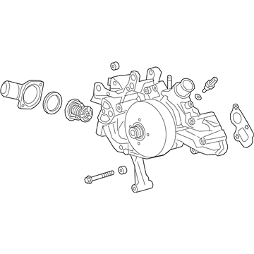 Chevy 12707676 Water Pump Assembly