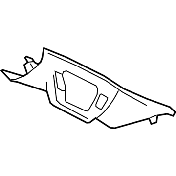 GM 23483742 Molding Assembly, Windshield Garnish *Shale