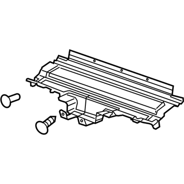 GM 23222310 Baffle Assembly, Radiator Air Upper