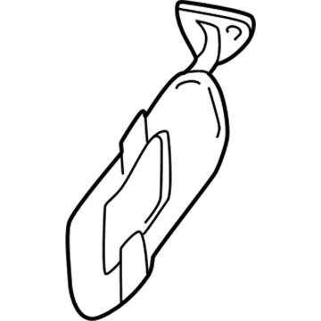 Pontiac 22608804 Sunvisor