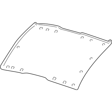 GM 22619705 Panel Assembly, Headlining Trim *Shale