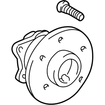 2003 Pontiac Vibe Wheel Bearing - 88970102