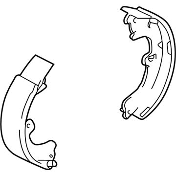 Pontiac Vibe Parking Brake Shoe - 88972490