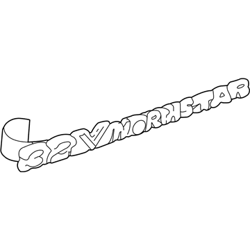 Cadillac 3538464 Nameplate