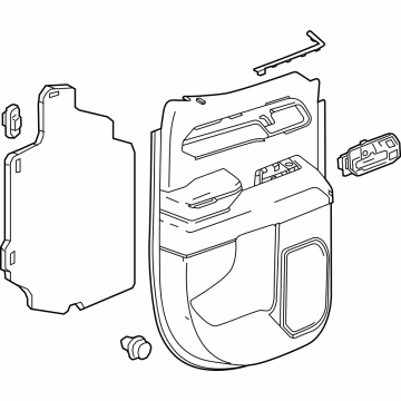 GM 85587938 TRIM ASM-RR S/D *GIDEON