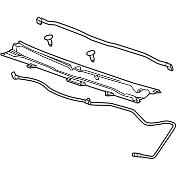 Chevy 23318845 Cowl Grille