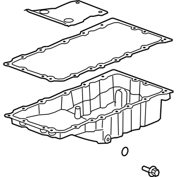 Cadillac XLR Oil Pan - 12612259