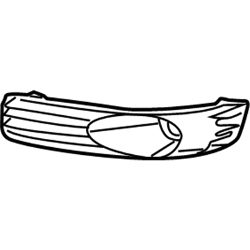 Pontiac 15246803 Outer Grille