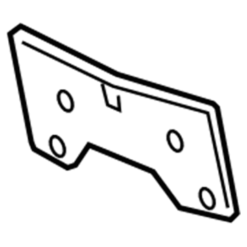 Pontiac 15253233 License Bracket