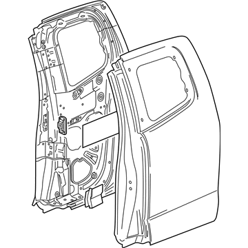 Chevy 23362964 Door Shell