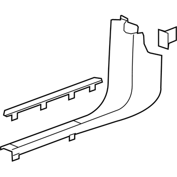 GM 22852888 Molding,Front Side Door Sill Garnish