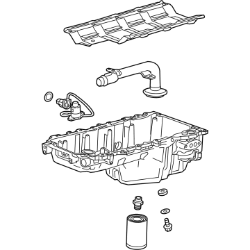 Cadillac 12707243 Oil Pan