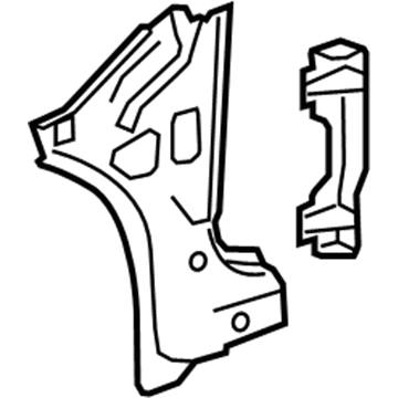 Chevy 95382389 Inner Hinge Pillar