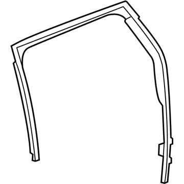 GM 15910951 Weatherstrip Assembly, Rear Side Door Window