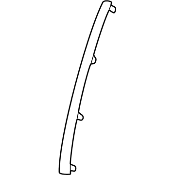 GM 22670463 Applique Assembly, Front Side Door Window Frame Rear