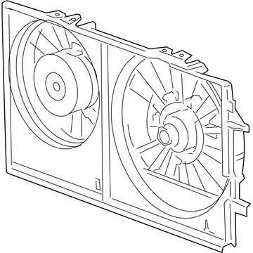 Chevy 22719384 Fan Module