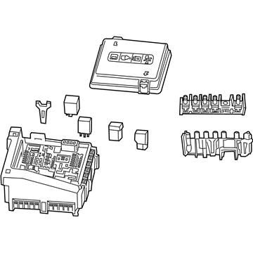 2022 Chevy Camaro Fuse Box - 86806140