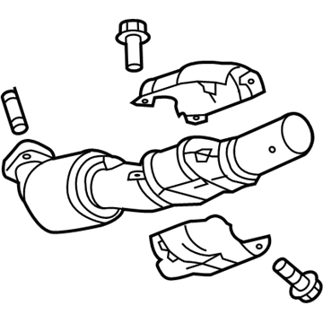 GM 84338055 Converter Assembly, 3Way Ctltc(W/Exh Pipe)