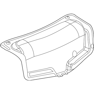 Cadillac 25751890 Trunk Trim Panel