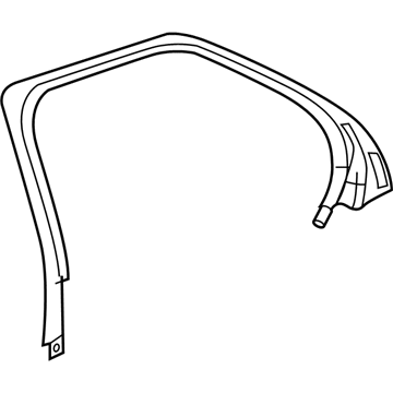 Cadillac 25881538 Inner Weatherstrip