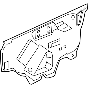 GM 25758247 Deflector Assembly, Front Side Door Water