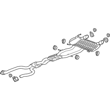 2018 Cadillac ATS Muffler - 84399114