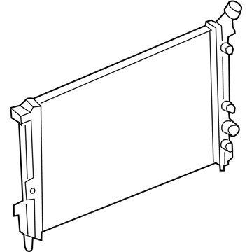 Pontiac 15892121 Radiator