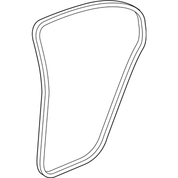 GM 15798473 Weatherstrip,Rear Side Door