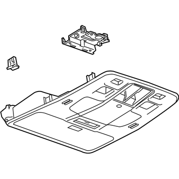 GM 23225683 Console Assembly, Roof *Titanium