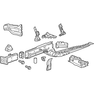 Cadillac 84594851 Lower Rail Assembly