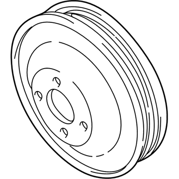 GM 96068651 Pulley,Water Pump