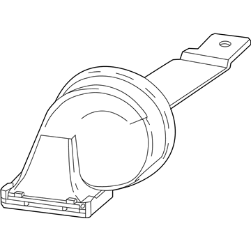 GM 23233633 Horn Assembly, Single (High Note)