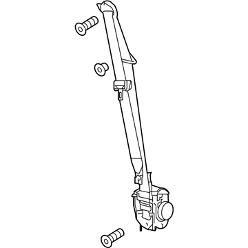 Chevy 84587877 Belt & Retractor