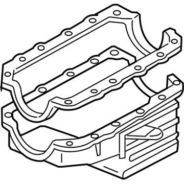 Buick 12603201 Oil Pan