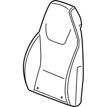 Pontiac 15238263 Seat Back Cover