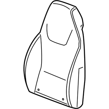 GM 15810968 Cover, Rear Seat Back Cushion