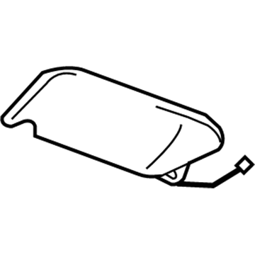 Cadillac 88952126 Sunvisor