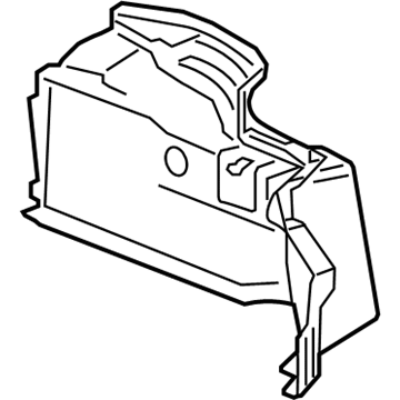 GM 23184160 Trim,Rear Compartment Side