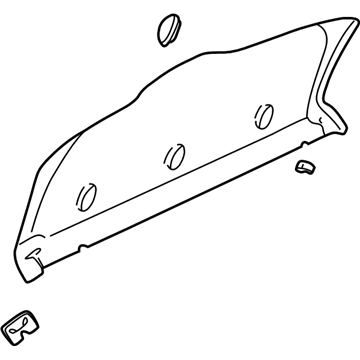 Buick 25753773 Package Tray Trim