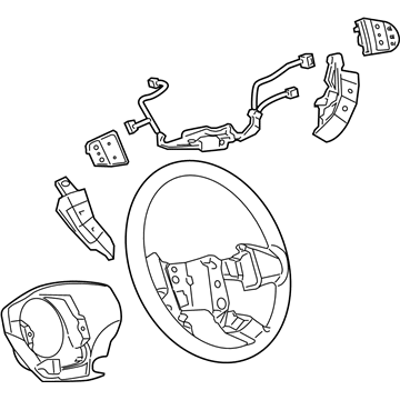 2007 Buick LaCrosse Steering Wheel - 15298261